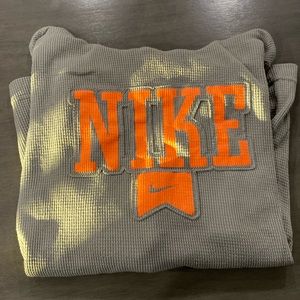 Nike hooded thermal shirt